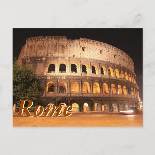 Postal Coloseo de Roma (Anverso)