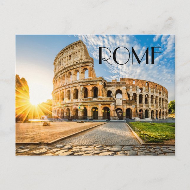 Postal Colosseo de Roma (Anverso)