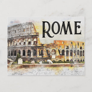 Postal Colosseo de Roma