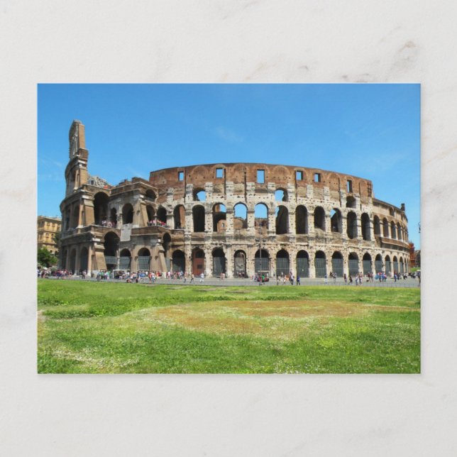 Postal Colosseo romano (Anverso)