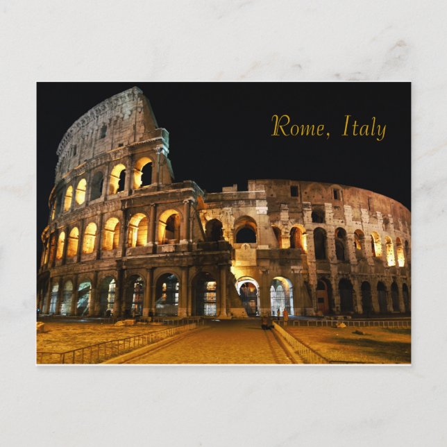 Postal Colosseo romano (Anverso)
