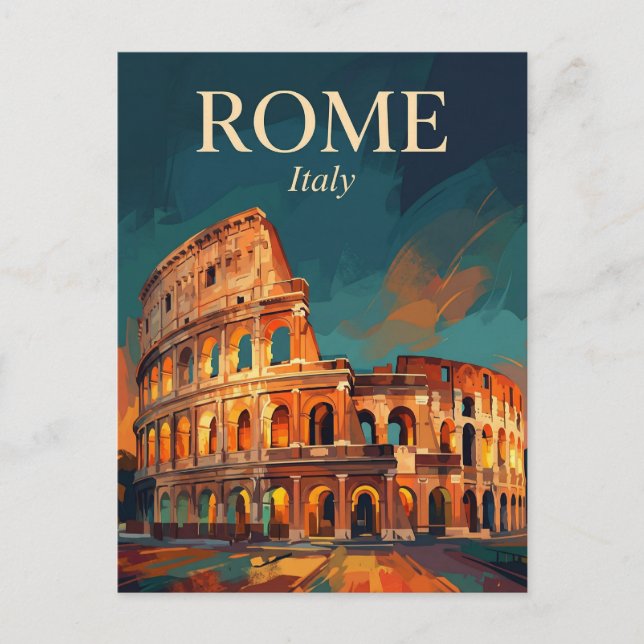 Postal Colosseum Italy (Anverso)