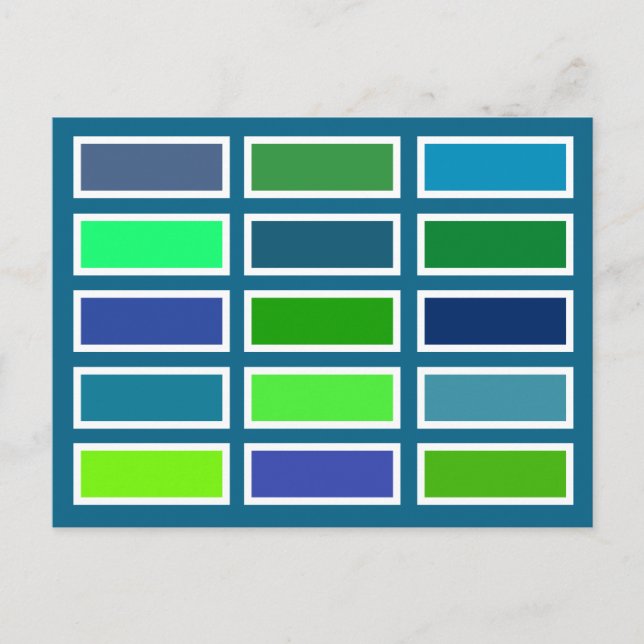 Postal Colour Bricks (blue/green) (Anverso)