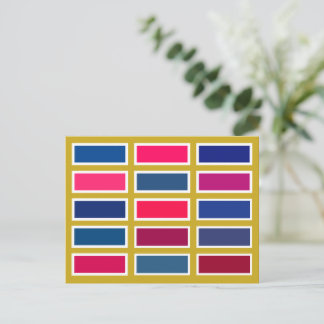 Postal Colour Bricks (blue/pink)