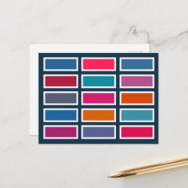 Postal Colour Bricks (bold)