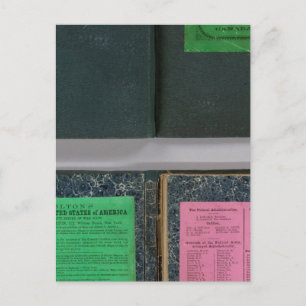 Postal Colton's Railroad and County Map, Estados Unidos