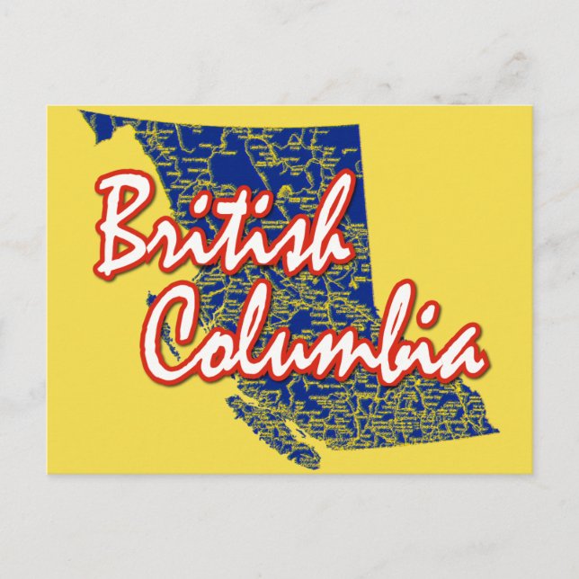 Postal Columbia Británica (Anverso)