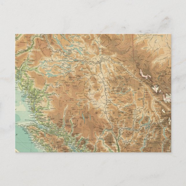 Postal Columbia Británica (Anverso)