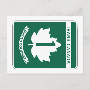 Postal Columbia Británica, Rótulo de Autopista Trans-Cana