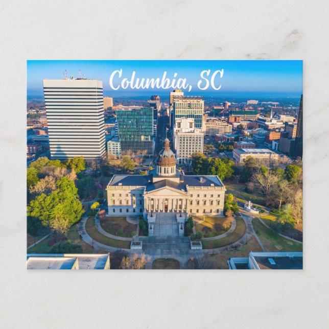 Postal Columbia, Centro de Carolina del Sur (Anverso)