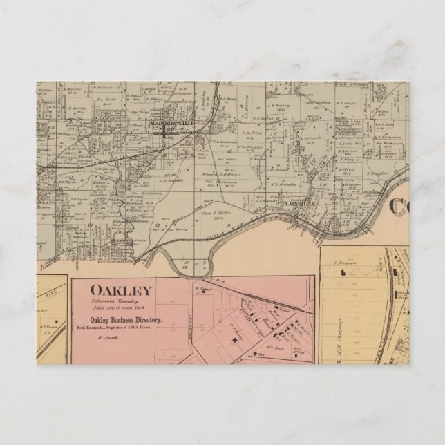 Postal Columbia, Ohio (Anverso)