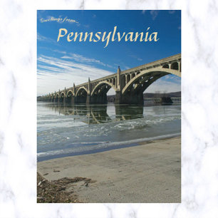 Postal Columbia Wrightsville Bridge Columbia Pennsylvania