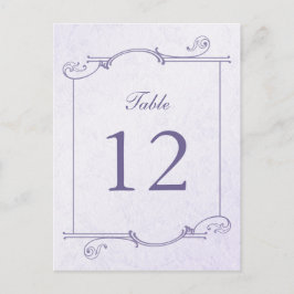 Postal Columbine Bouquet Table Number (postal)