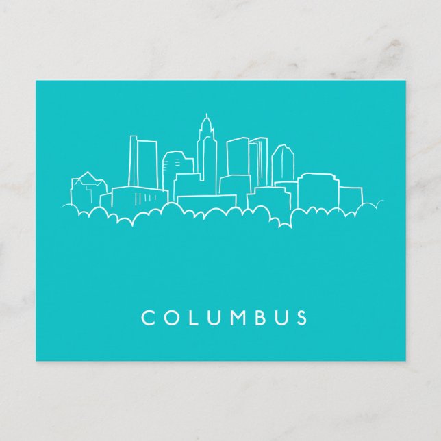 Postal Columbus, Línea Aérea de Ohio (Anverso)