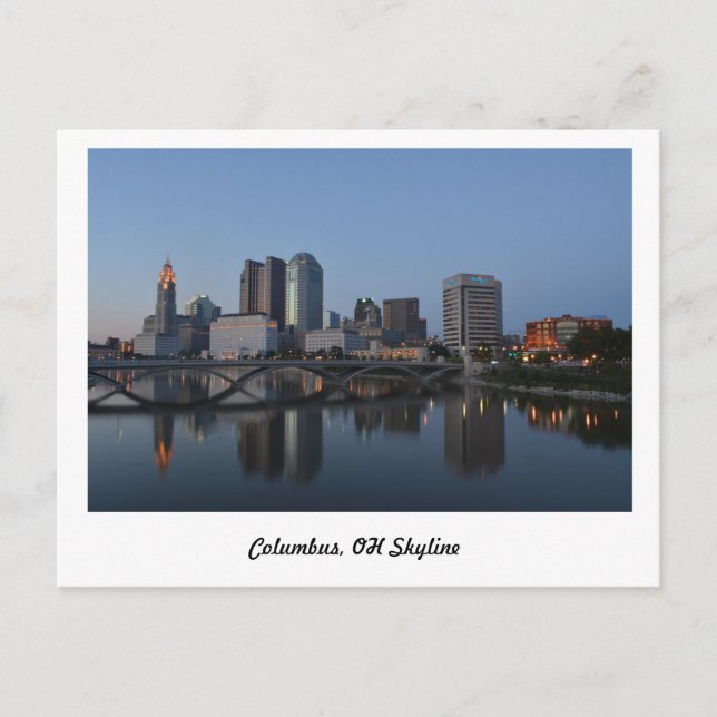Postal Columbus, Oh Skyline (Anverso)