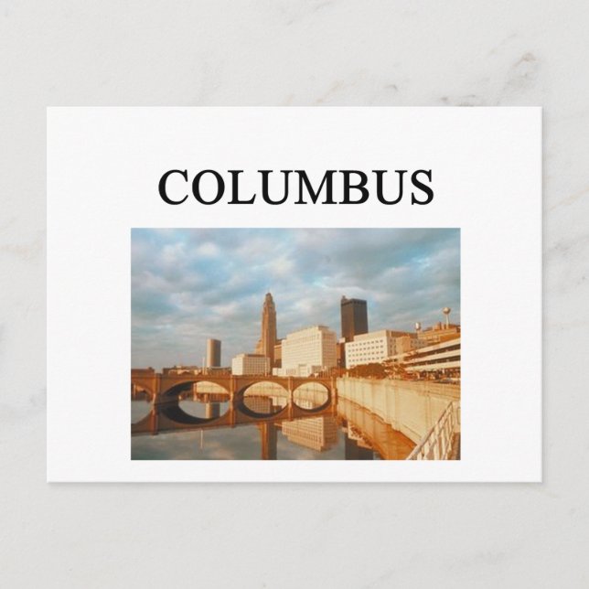 Postal COLUMBUS ohio (Anverso)