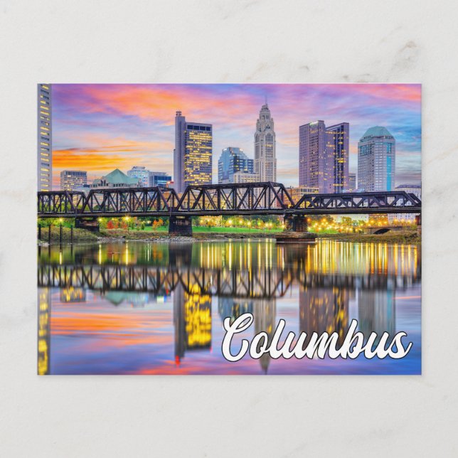 Postal Columbus, Ohio, Estados Unidos (Anverso)