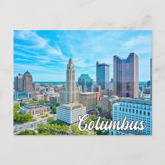 Postal Columbus, Ohio, Estados Unidos (Anverso)