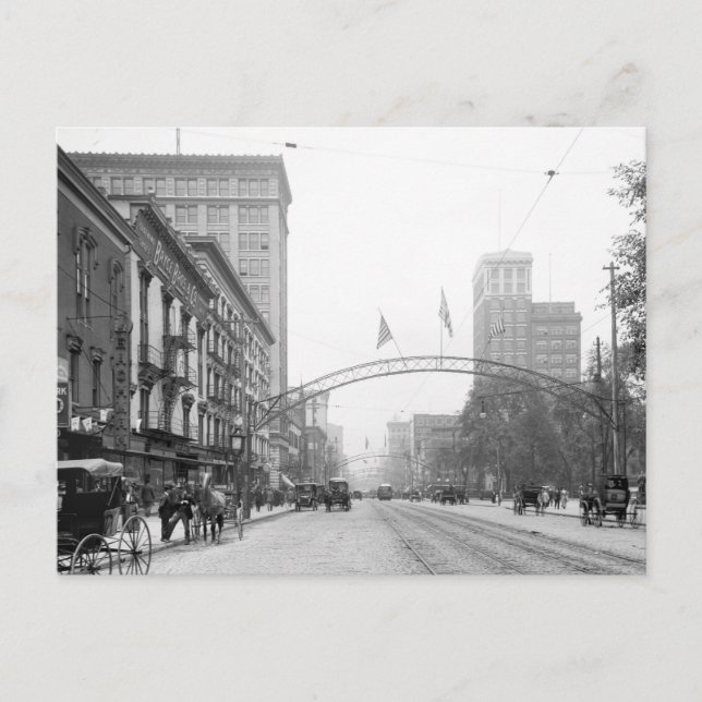 Postal Columbus, Ohio - High Street 1910 (Anverso)