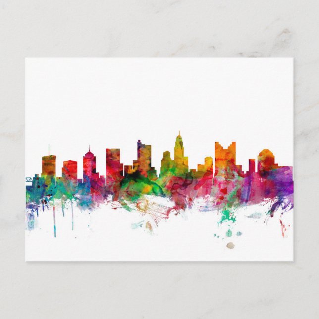 Postal Columbus Ohio Skyline (Anverso)