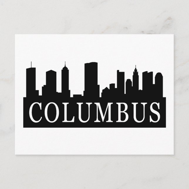 Postal Columbus Skyline (Anverso)