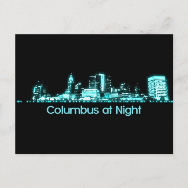 Postal Columbus Skyline (Anverso)