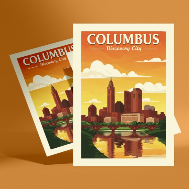 Postal Columbus vintage (Subido por el creador)