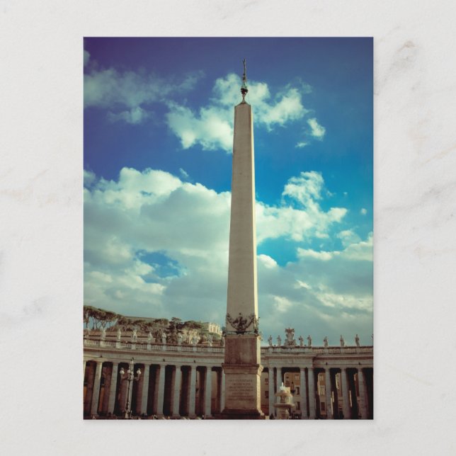 Postal Columna de la ciudad del Vaticano (Anverso)