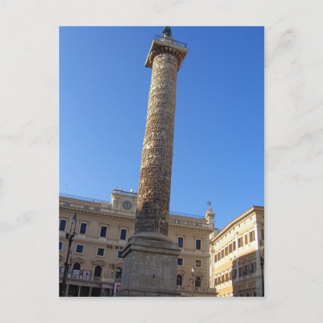 Postal Columna De Marco Aurelio En Roma (Anverso)