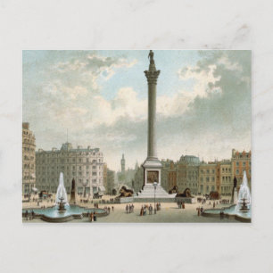 Postal Columna de Nelson, Plaza Trafalgar, Londres