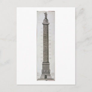 Postal Columna de Trajan (grabado)