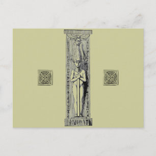 Postal Columna egipcia