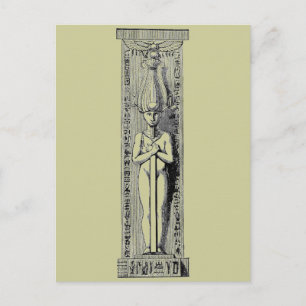 Postal Columna egipcia