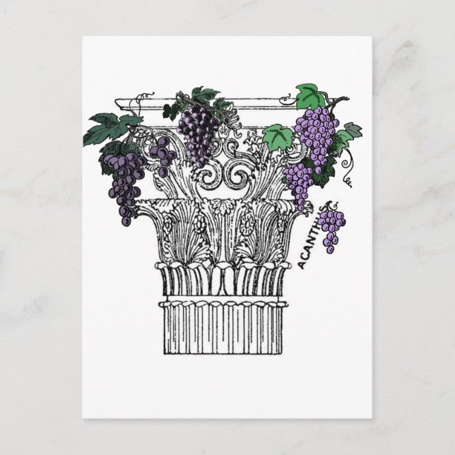 Postal Columna griega (Anverso)