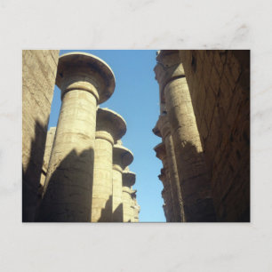 Postal columnas de karnak