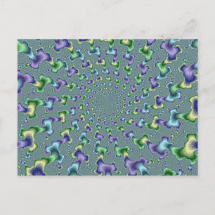 Postal Columnas del pedal - Fractal