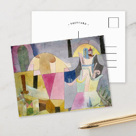 Postal Columnas negras en un paisaje | Paul Klee