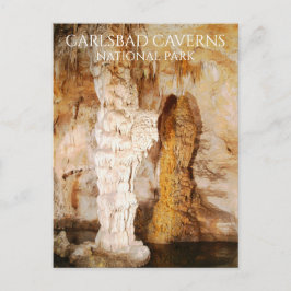Postal Columnas Stalactites Stalagmitas Cavernas Carlsbad