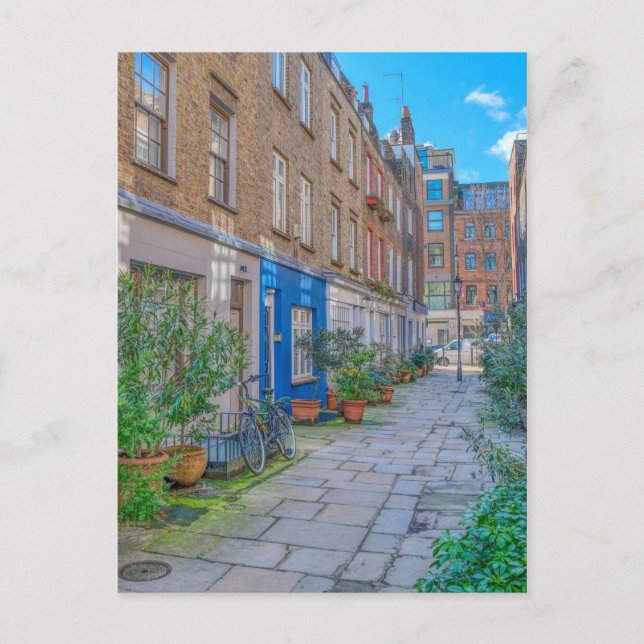 Postal Colville Place, Fitzrovia Londres Reino Unido (Anverso)