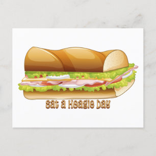 Postal Coma el Día de la Hoagie, un sándwich submarino