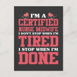 Postal Comadrona certificada Cute Doula Nacimiento