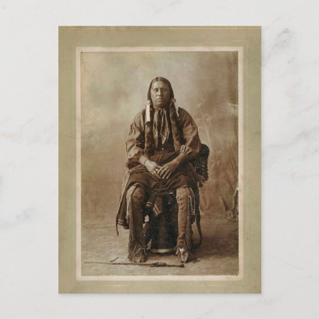 Postal Comanche Medicine Man 1898 (Anverso)