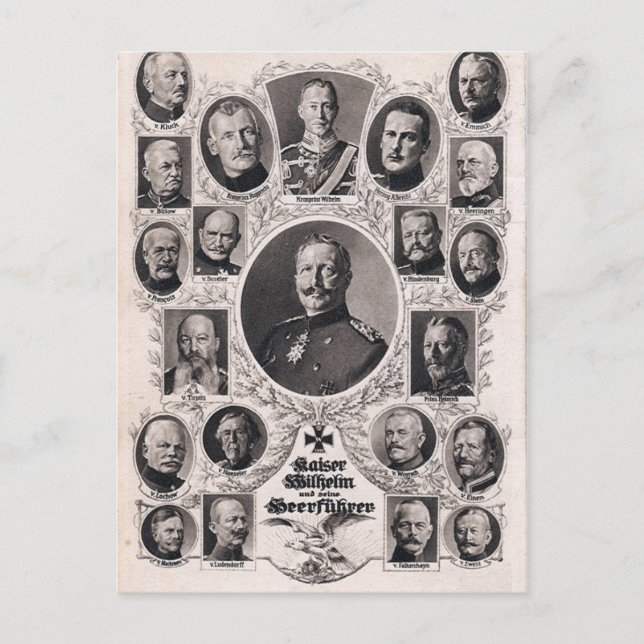 Postal Comando alemán WWI (Anverso)