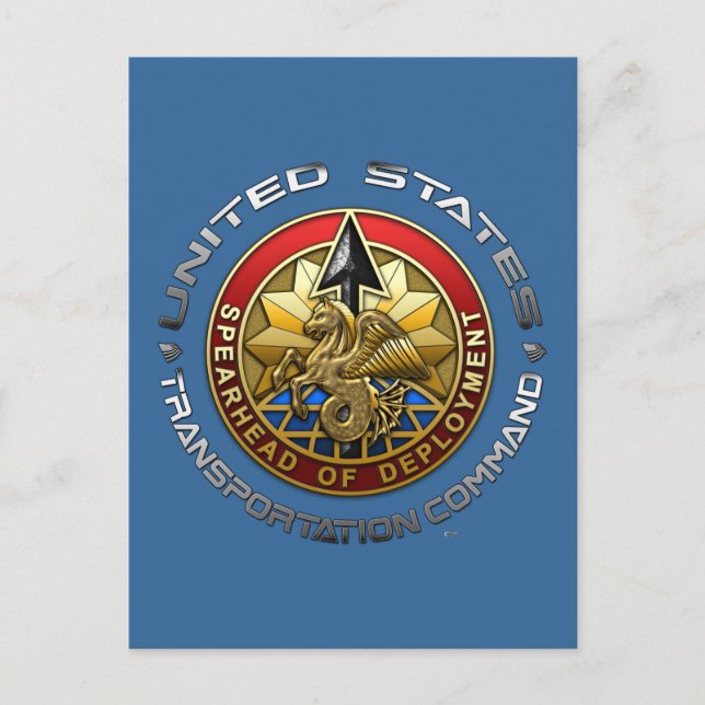 Postal Comando de Transporte de Estados Unidos (Anverso)