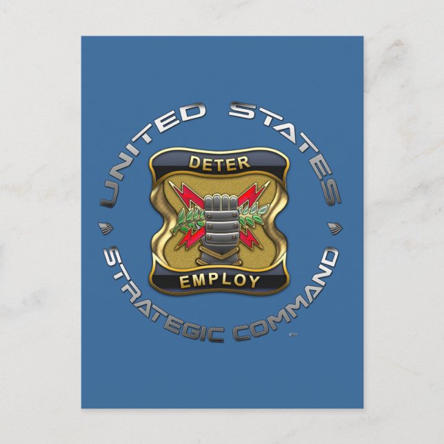 Postal Comando estratégico de Estados Unidos (Anverso)