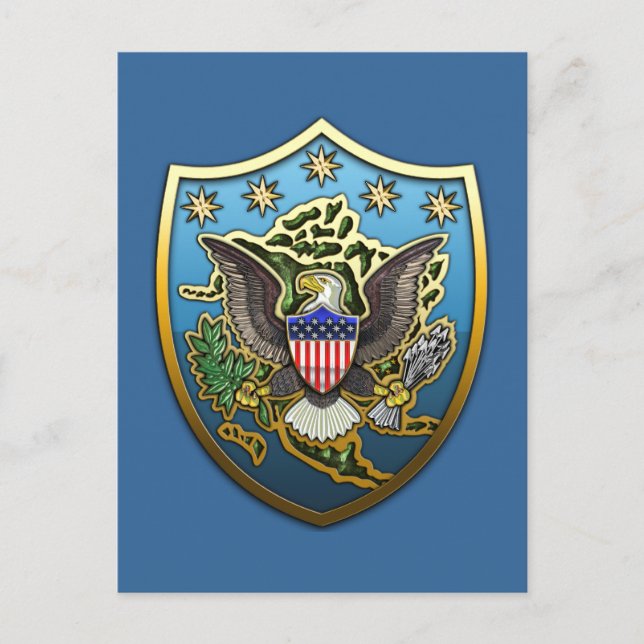 Postal Comando Norte de Estados Unidos (Anverso)