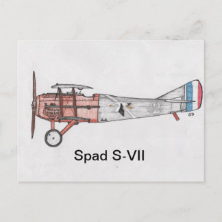 Postal Combatiente S-VII de Spad1 WW