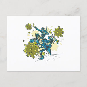 Postal Combatientes del Coronavirus