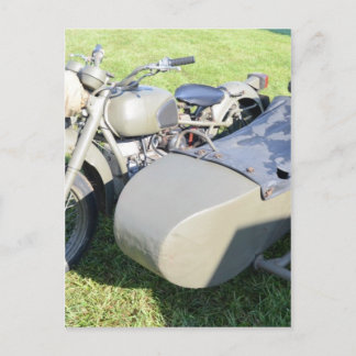 Postal Combinación de motocicletas militares de época