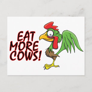 POSTAL ¡COME MÁS VACAS!